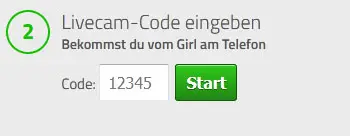 Livecam Code eingeben – Den bekommst du direkt vom Girl am Sextelefon